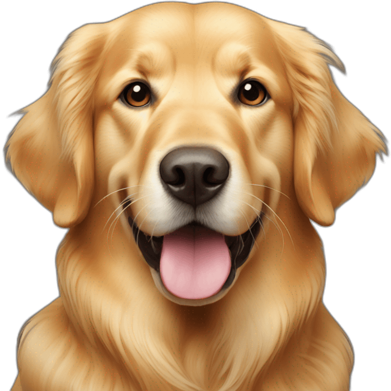 American field bred golden retriever emoji