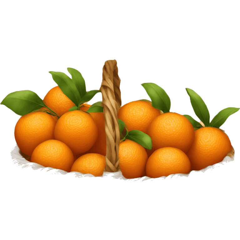 basket of orange  emoji