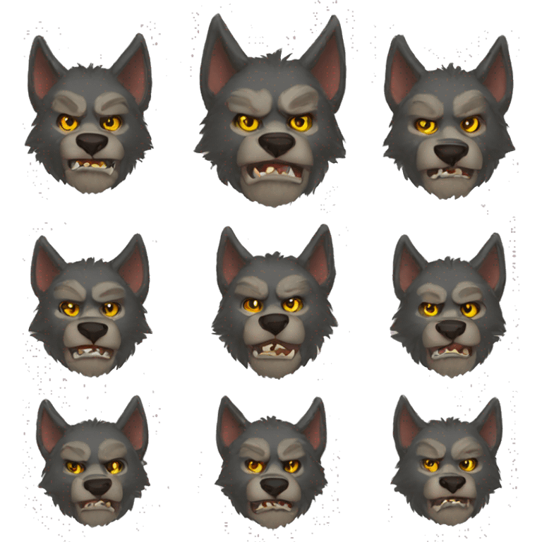 werewolf folds emoji