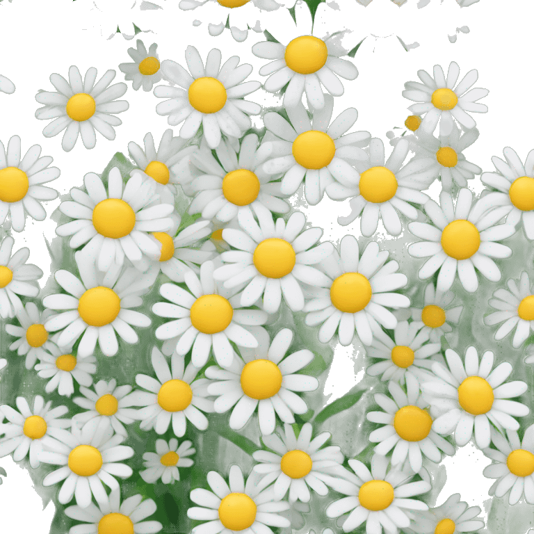 bouquet of daisies emoji