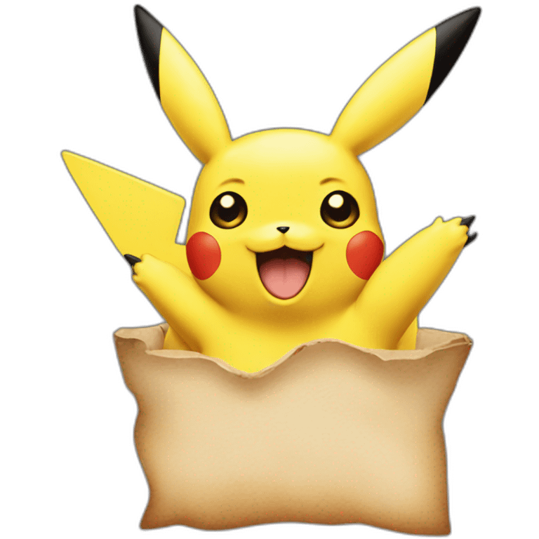 Snapchat logo Pikachu emoji