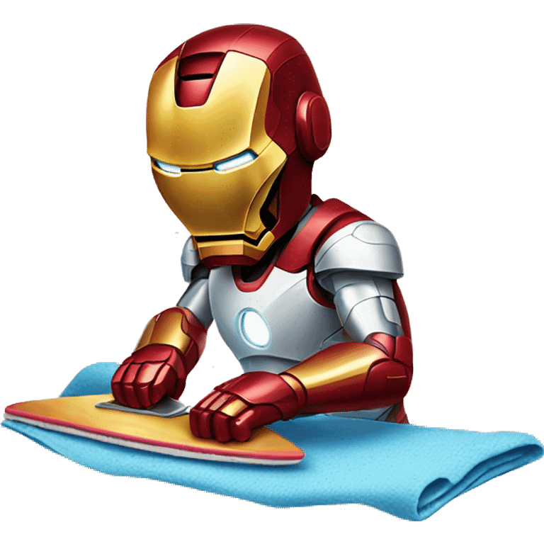 ironman ironing clothes emoji