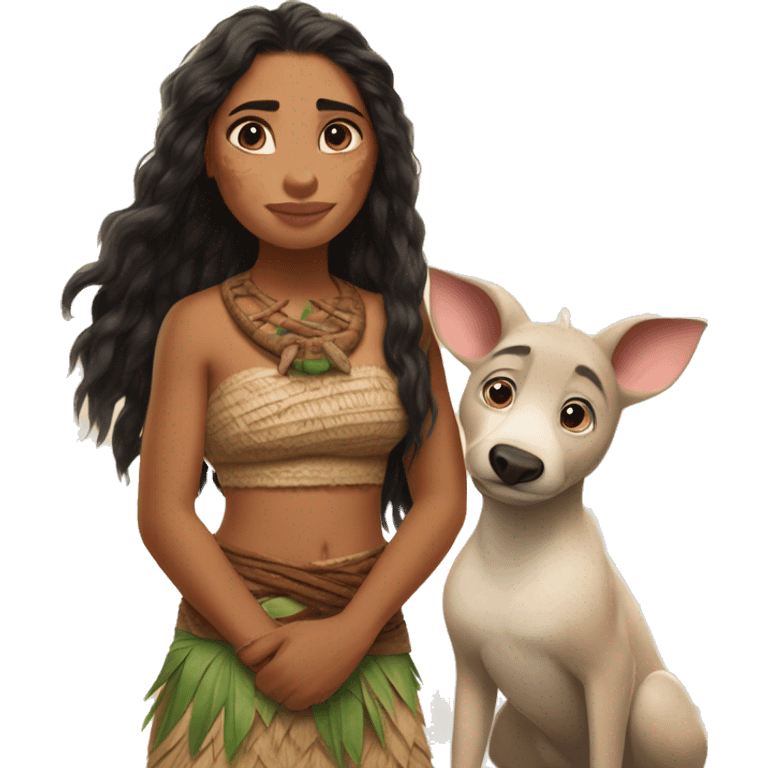 moana and pua emoji