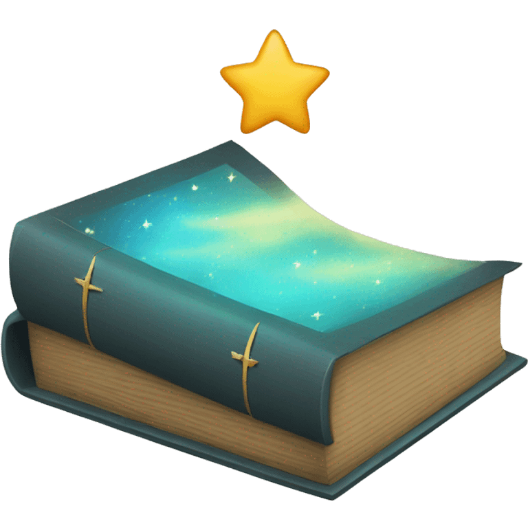 book with a star emoji