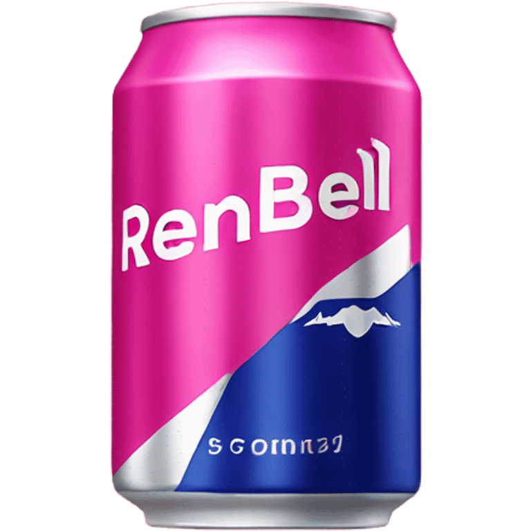 Pink redbull energy drink  emoji