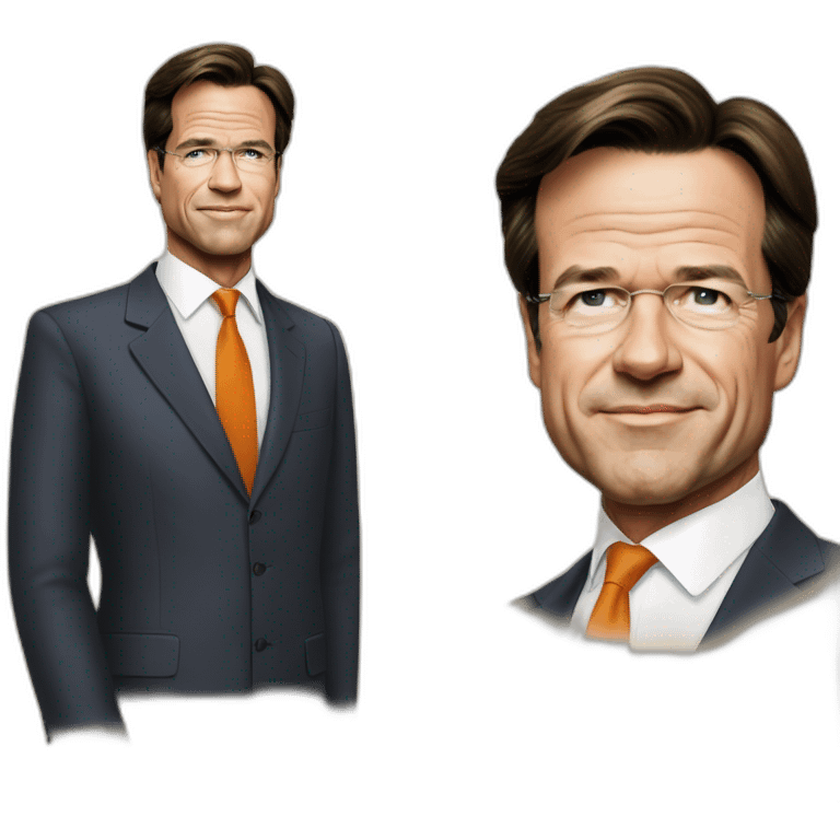 Mark rutte en poetin emoji