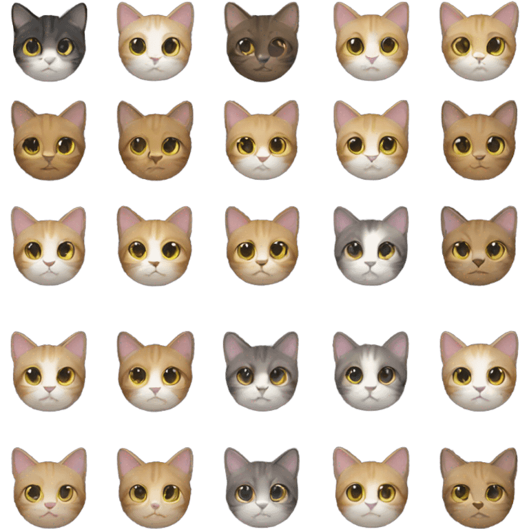 If display pixels were cats emoji