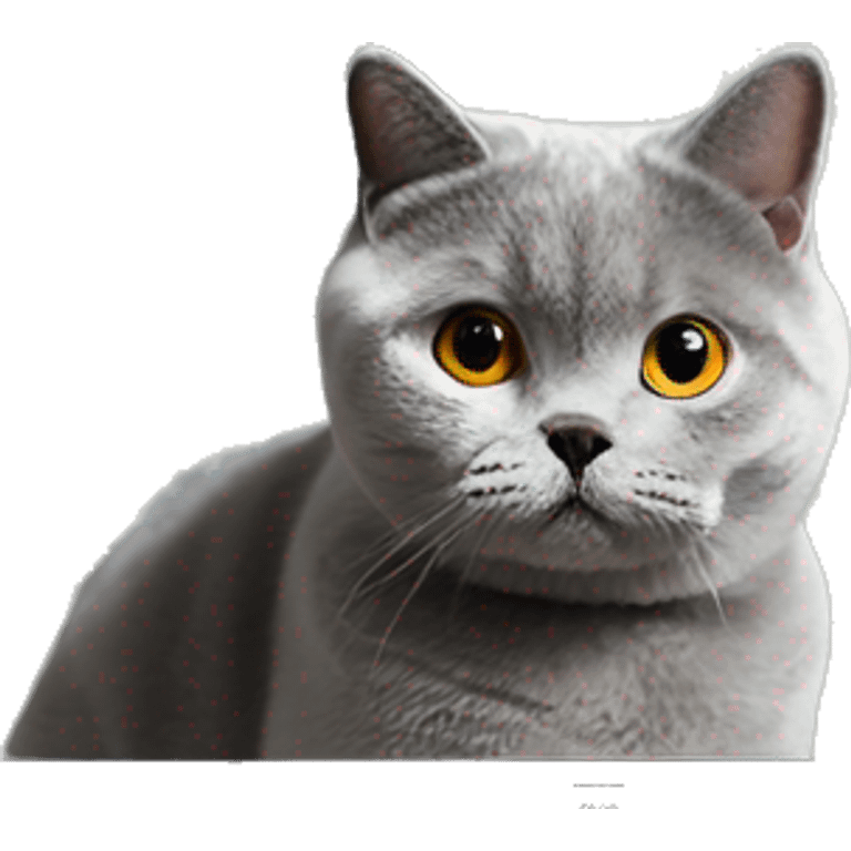 British shorthair on lcd tv emoji