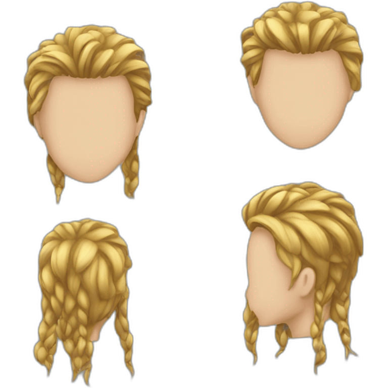 Hair for boys emoji