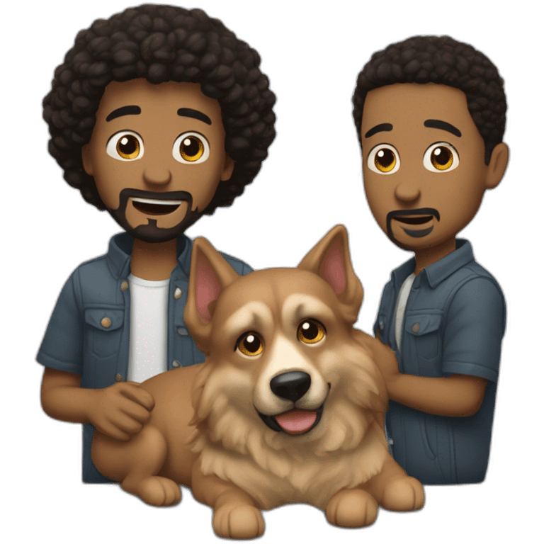 Vinny & Baxter  emoji