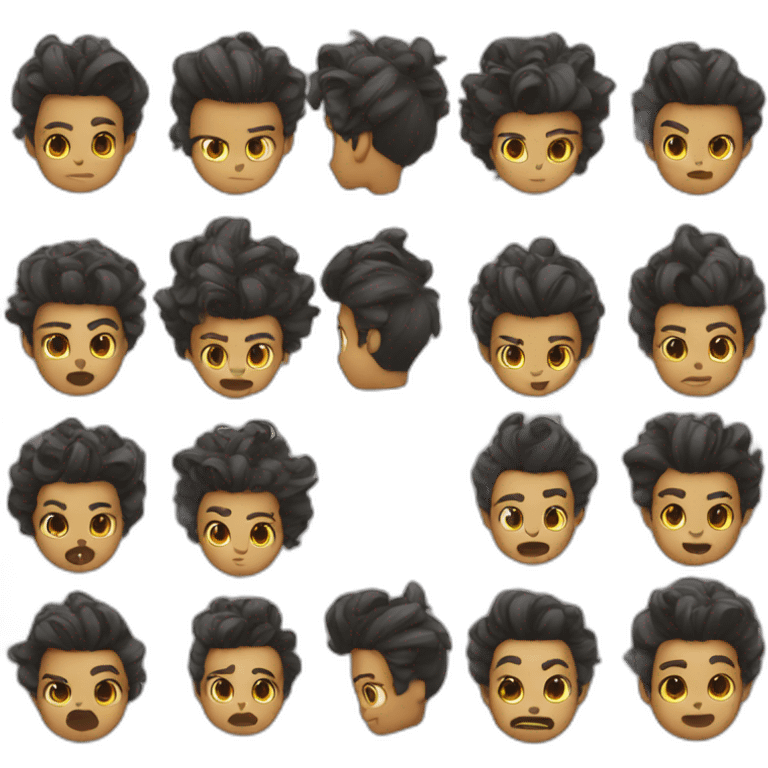 Bad Bad hairstyle emoji