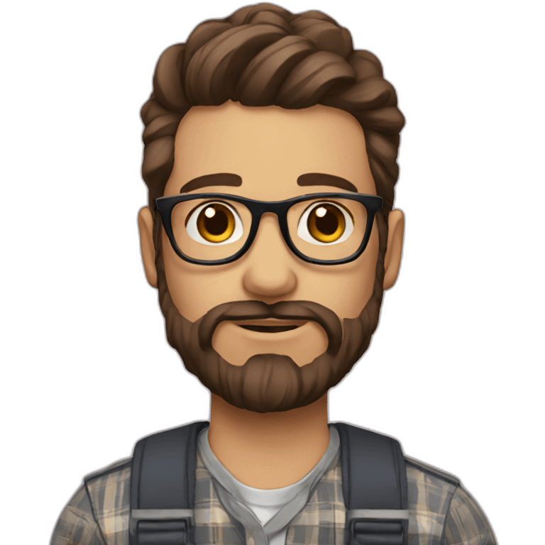 Hipster emoji