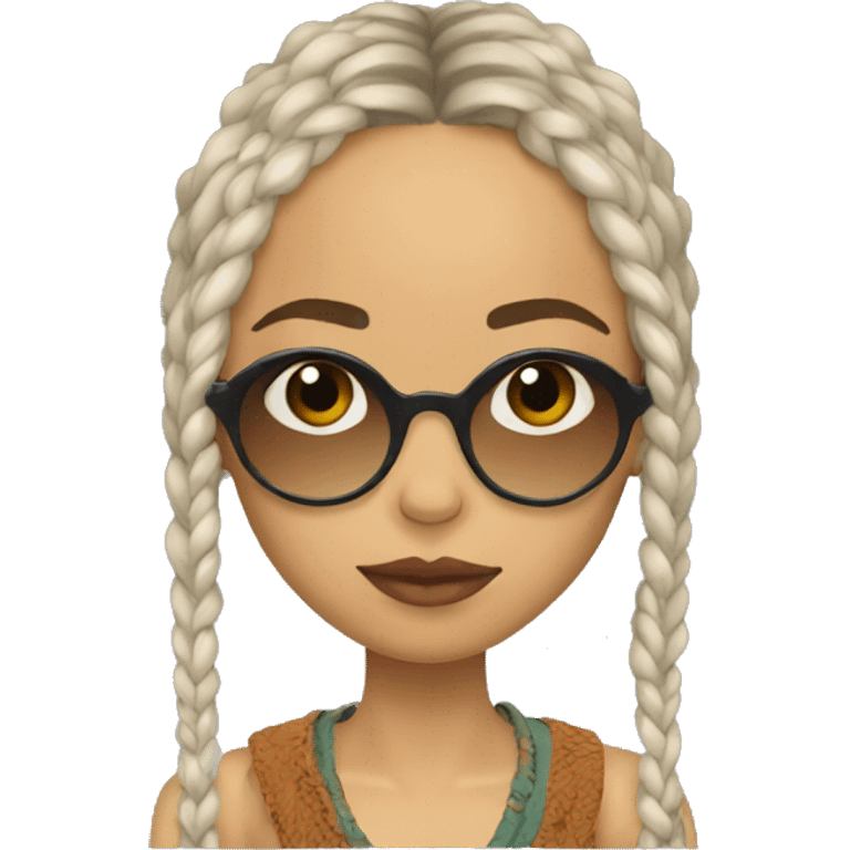 Zoe Kravitz, Portrait, Hippie Clothes emoji