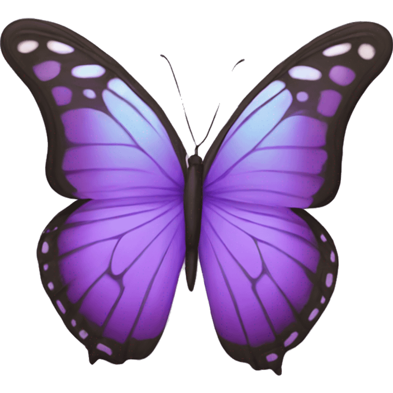 butterfly with purple color emoji