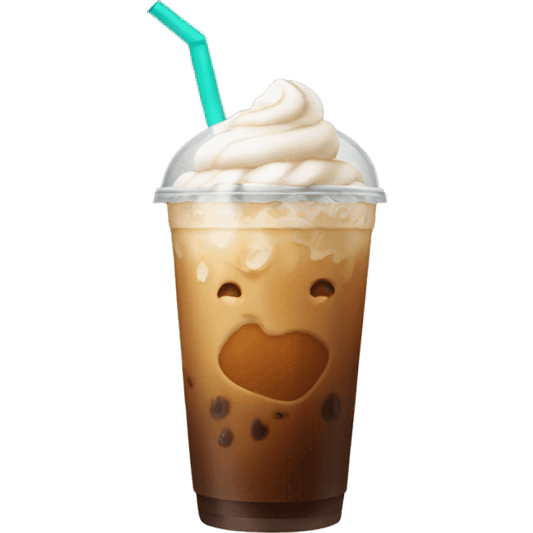 Iced coffee emoji