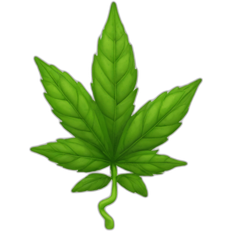 a weed bud emoji