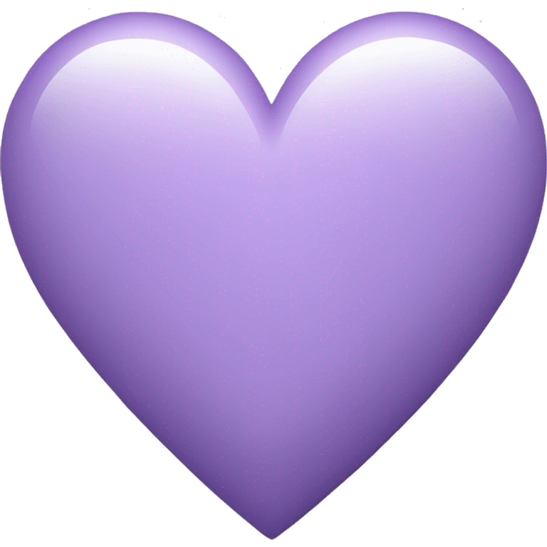 Light purple heart emoji