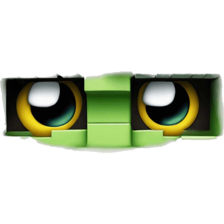 Minecraft creeper in Uncle Scrooge style, oil paint, mysterious eyes, intricate lips, masterpiece pose, odd perspective, beautiful, desirable, logical emoji