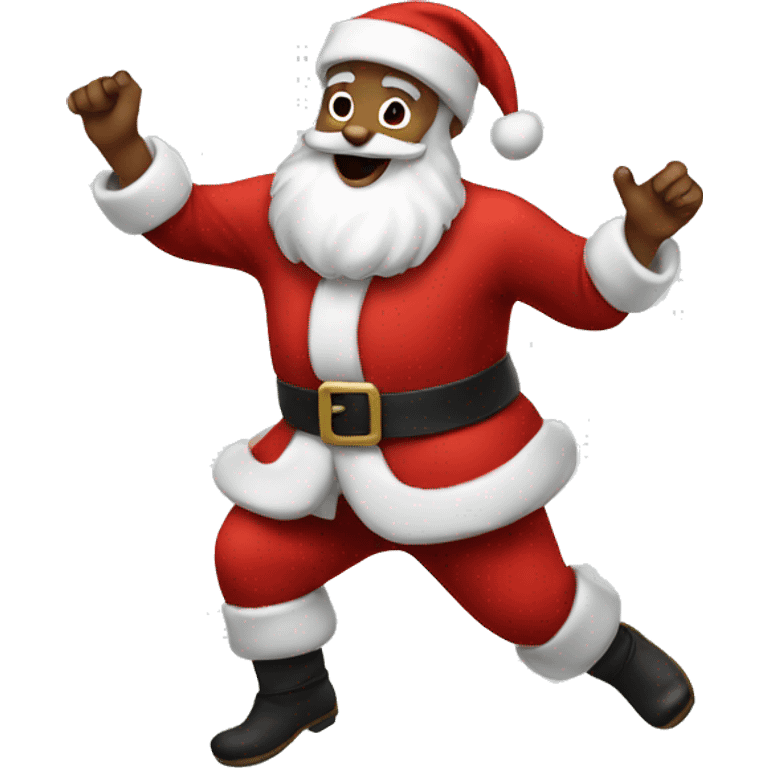 Dancing Santa  emoji