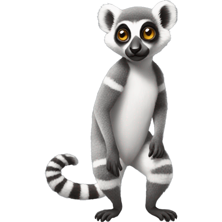 lemur full body emoji