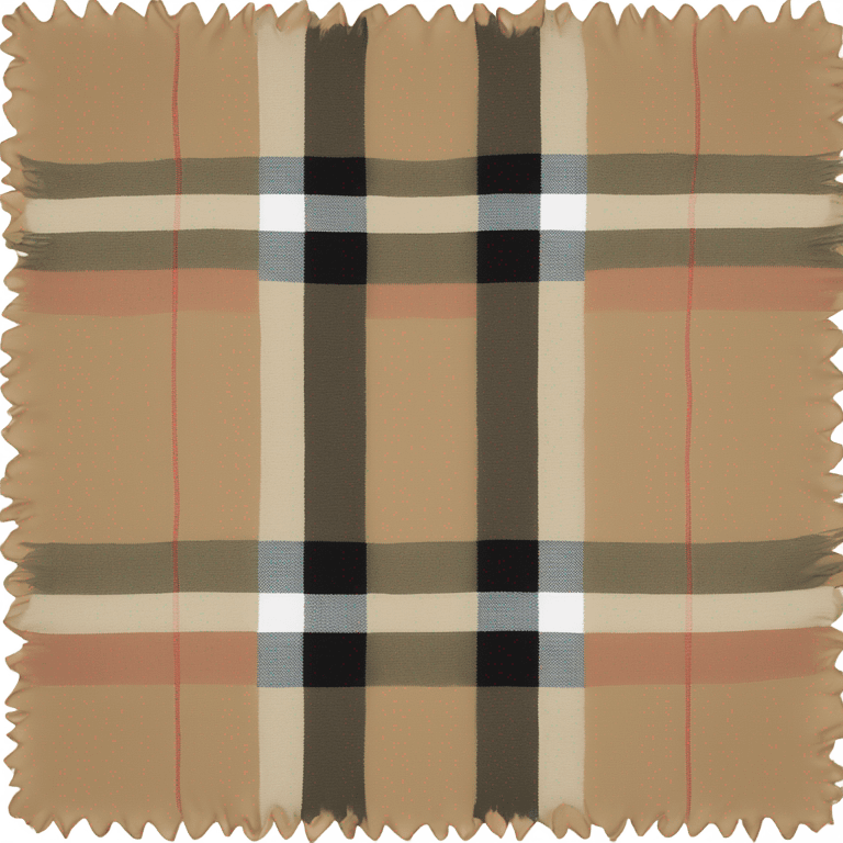 Burberry scarf  emoji