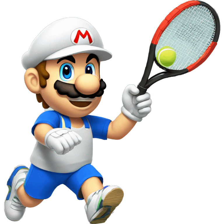 mario playing tennis emoji