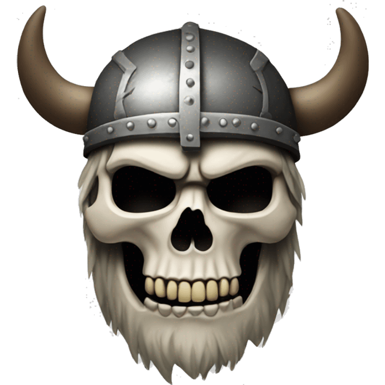 Viking skull emoji