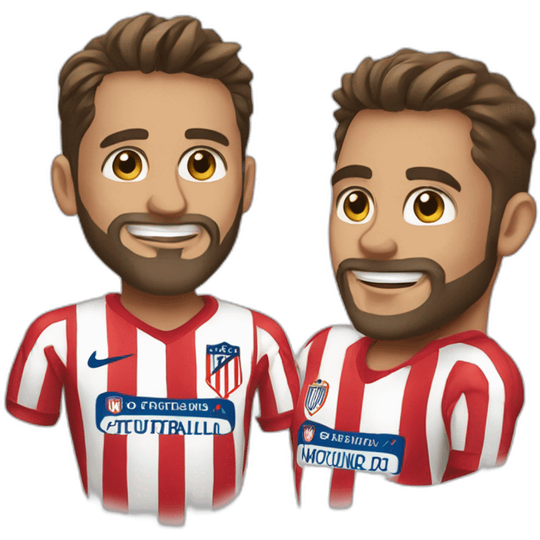 Fútbol atleti emoji