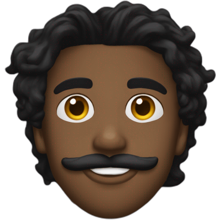 playboi carti, mustache and goatee emoji