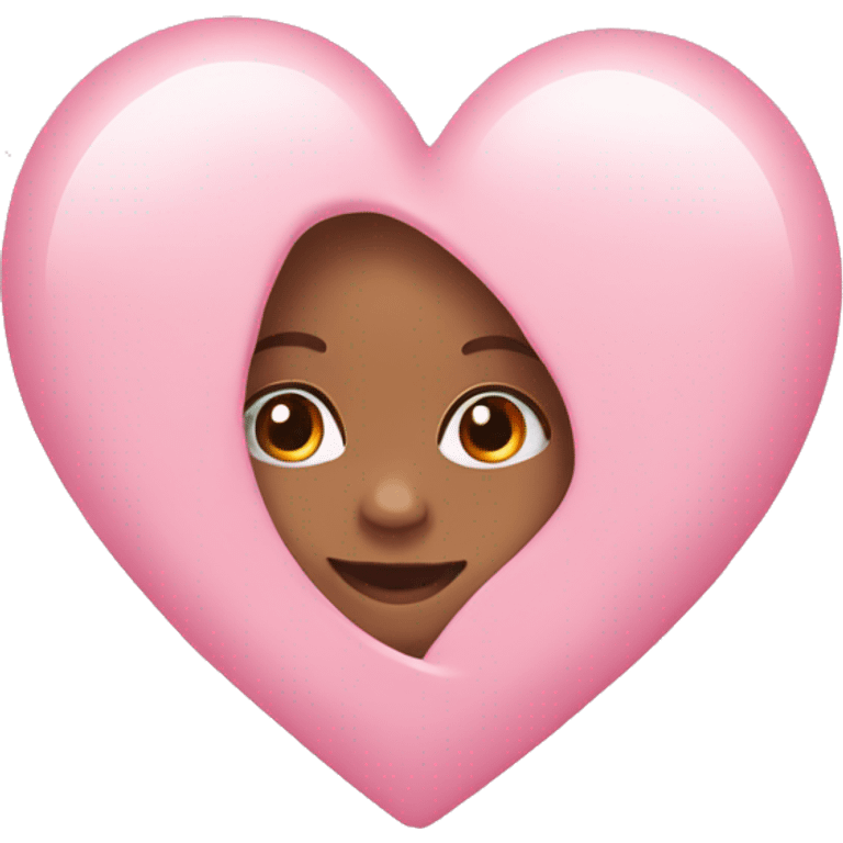 a baby pink heart emoji