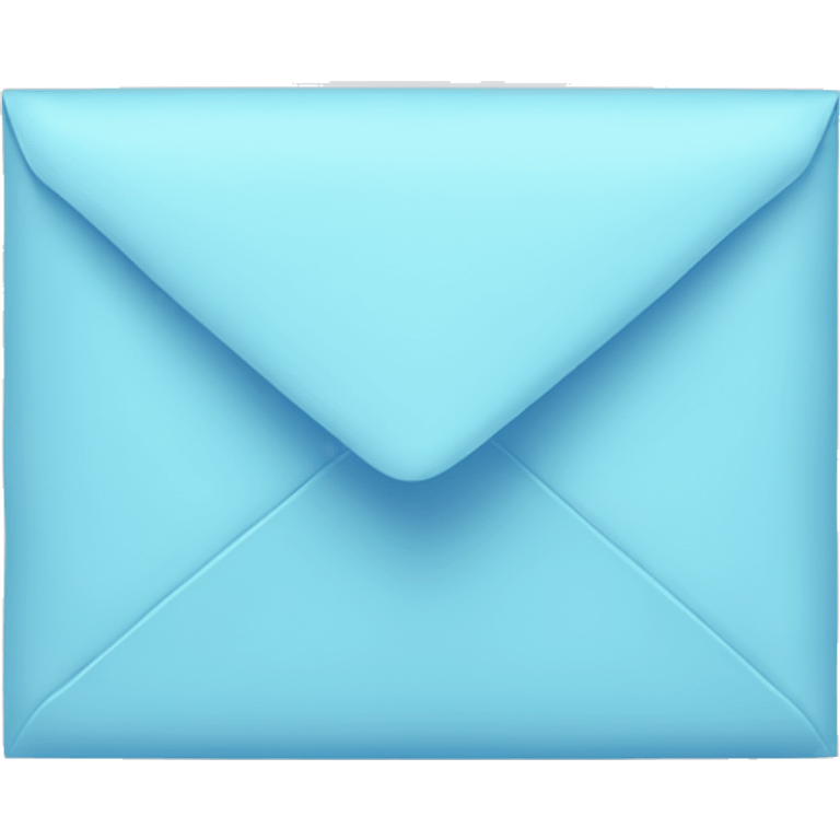 pastel blue envelope emoji