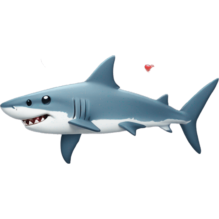 Shark love emoji