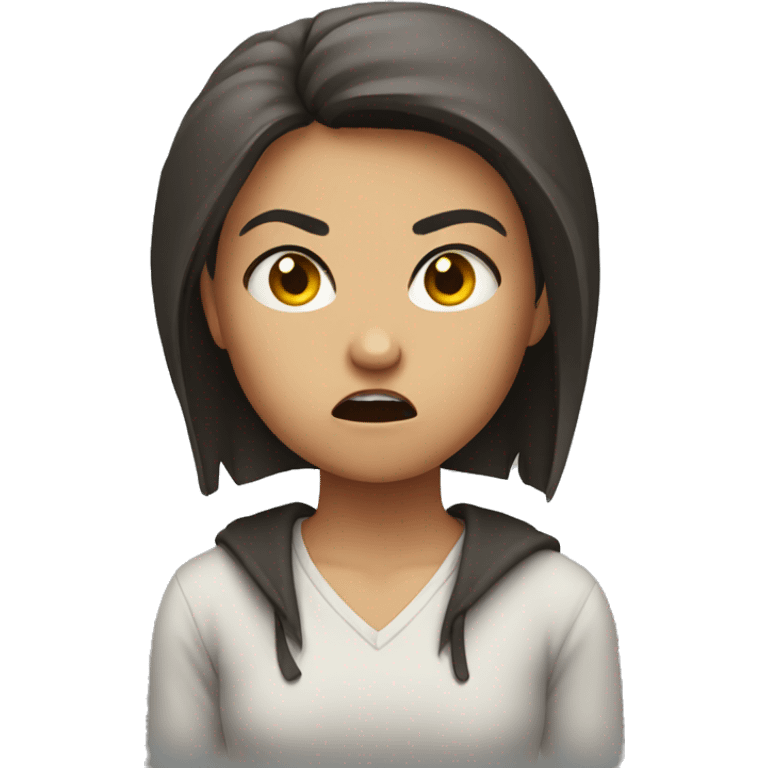 Angry girl  emoji