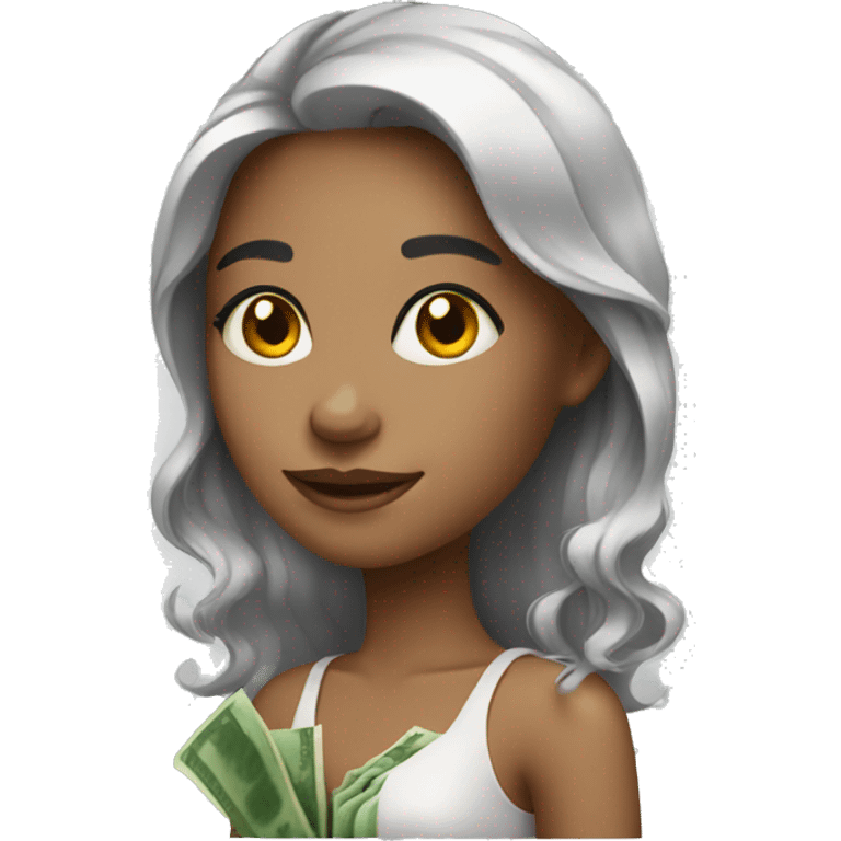 Pretty Girl with Money emoji