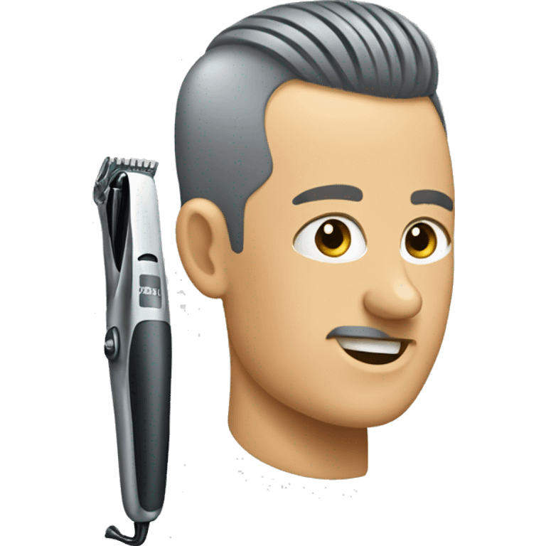 Hair clipper emoji