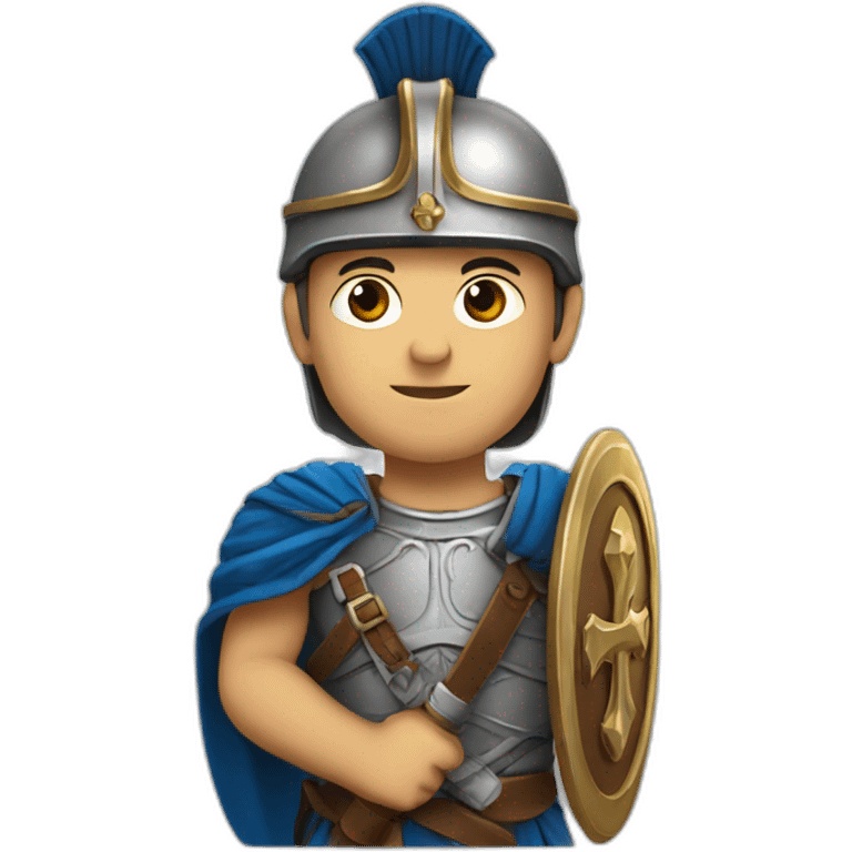 roman soldier with chi rho shield emoji