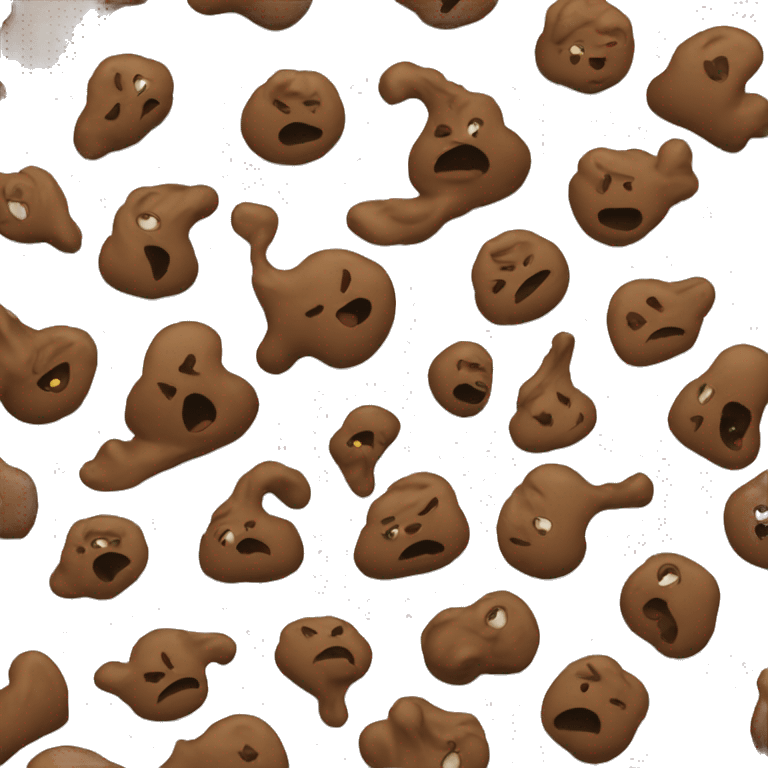 Angry poop but also after bad cheese  emoji