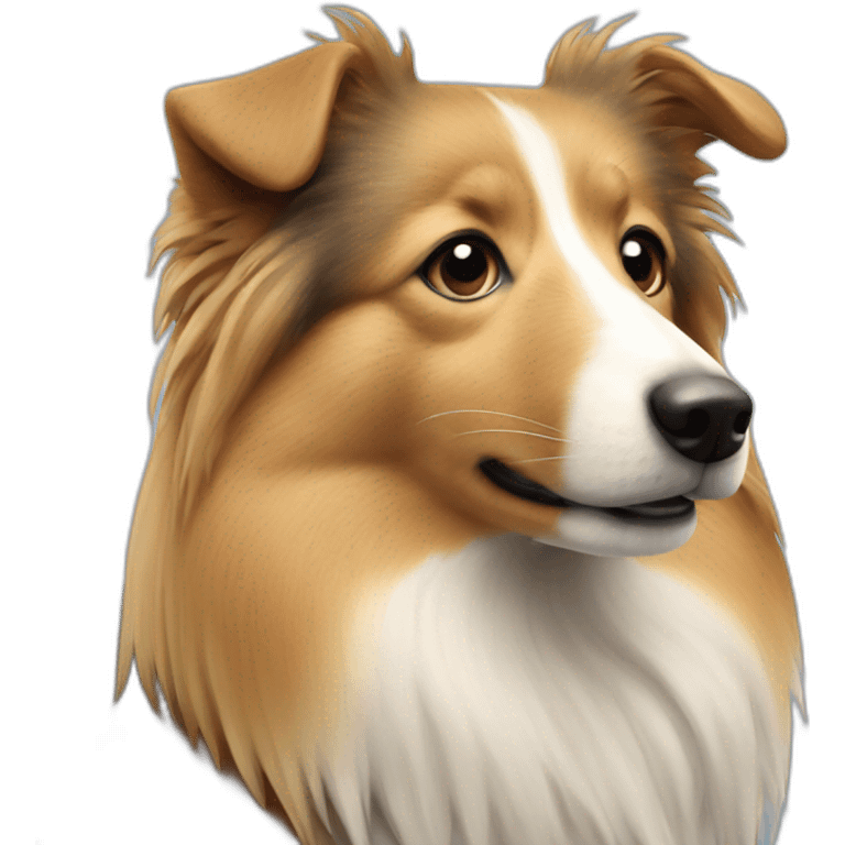 Shetland dog emoji