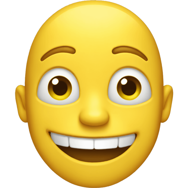 laughing yellow man emoji