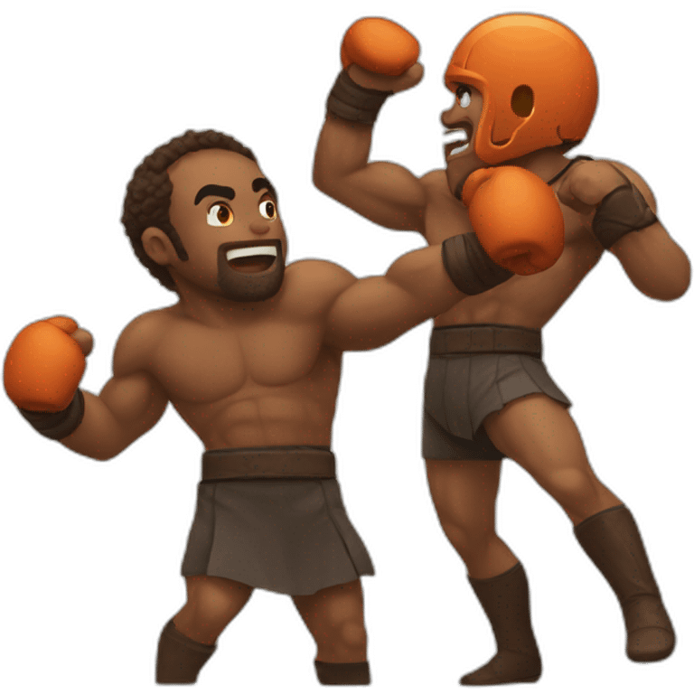 Fight Between gIants single emoji emoji