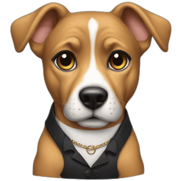 dog classy outfits emoji