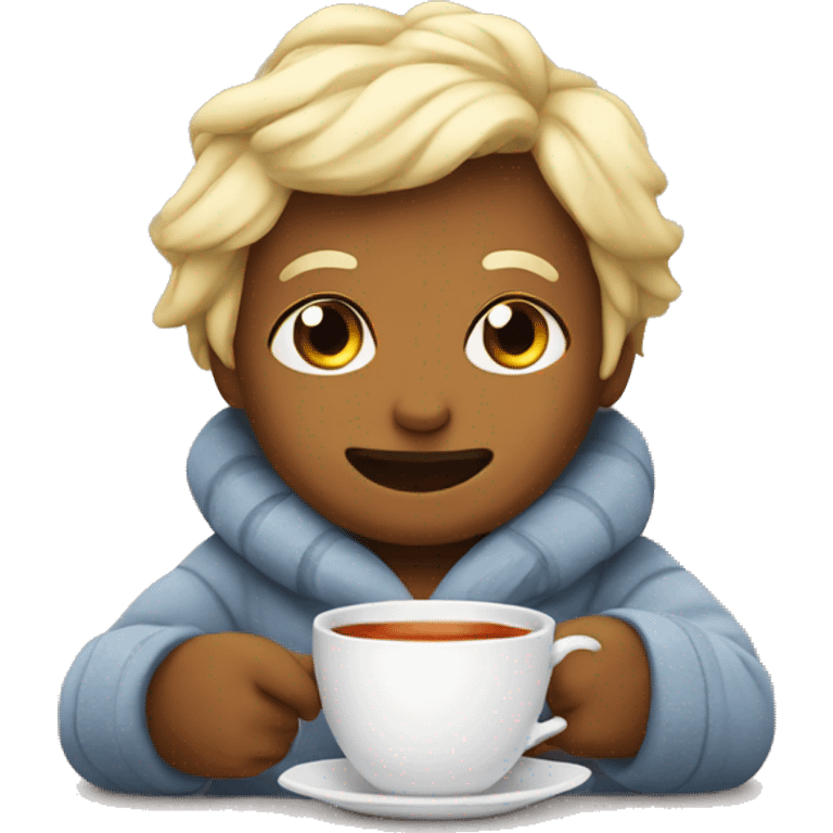 Cozy tea emoji