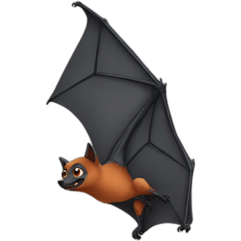 Flying fox emoji