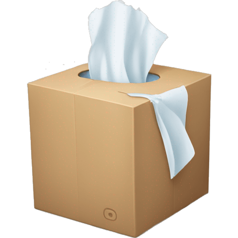 a box of tissues emoji