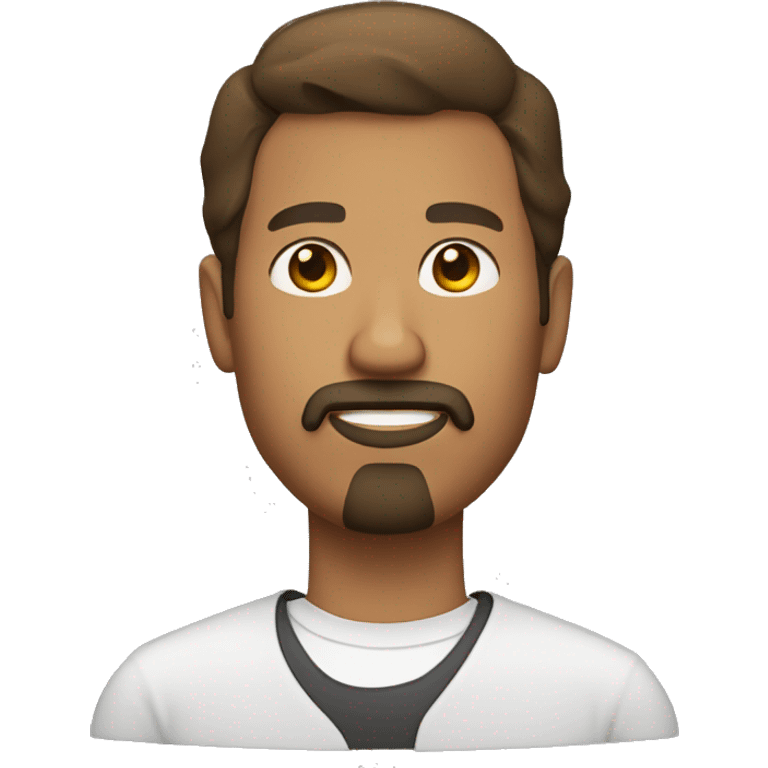 man with goatee emoji