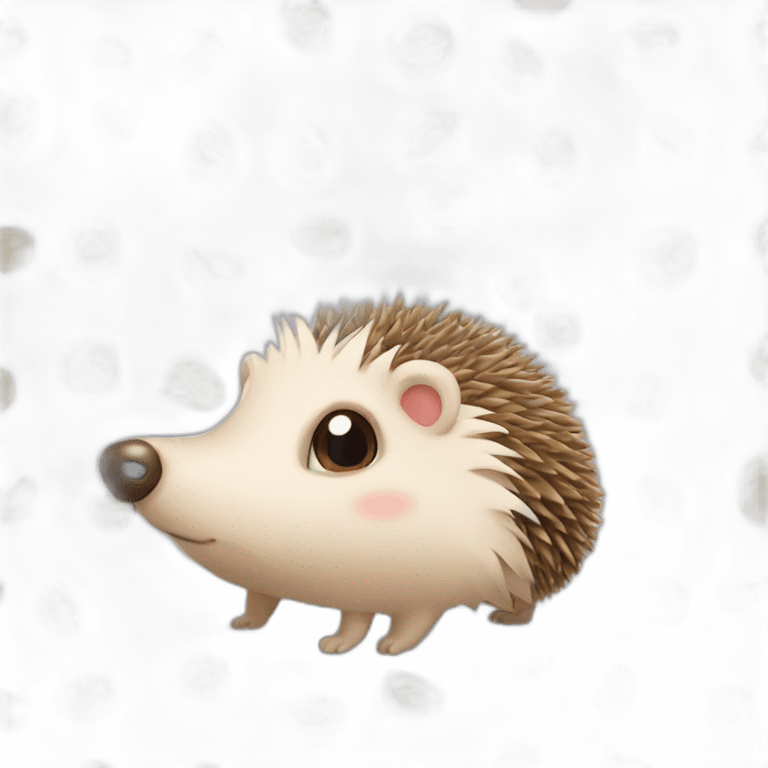 Hedgehog as Alice from Alice in Wonderland emoji