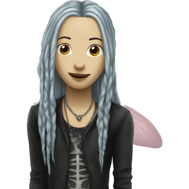 a fairy whos favorite band is KORN emoji