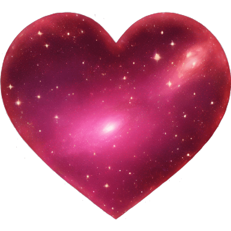 crimson galaxy heart emoji