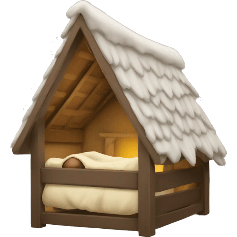 Christmas crib emoji