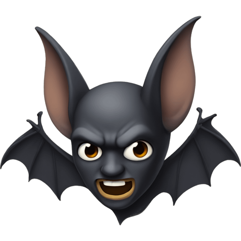 Bat and a man emoji